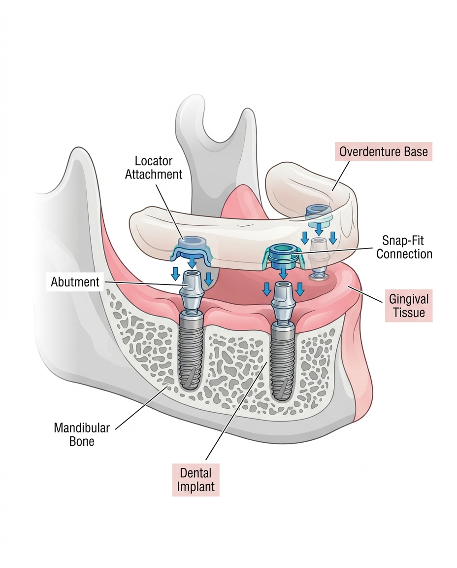 comfortable dentures comparison and selection guide diagram
