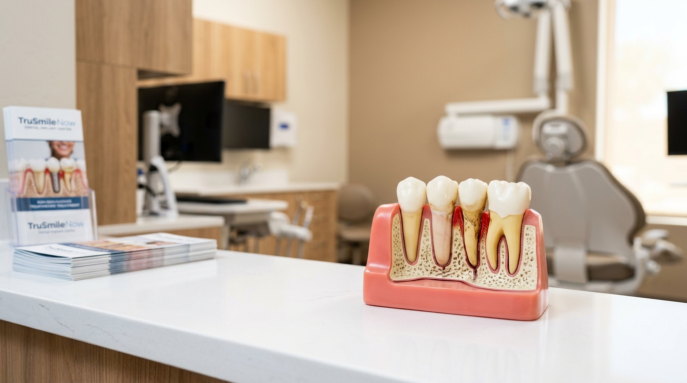 gum disease treatment model at TruSmile Now Arizona