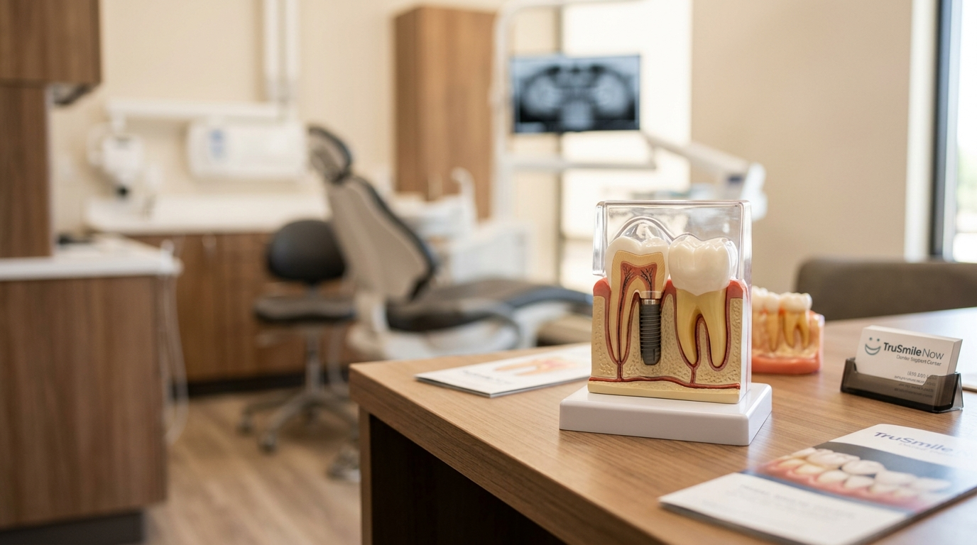 dental crown lifespan model at TruSmile Now Arizona