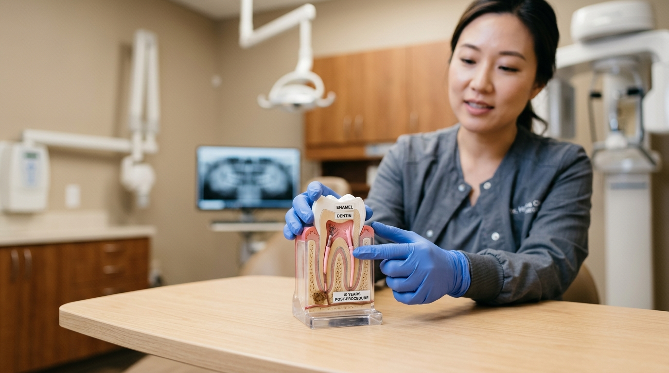 root canal longevity model at TruSmile Now Arizona