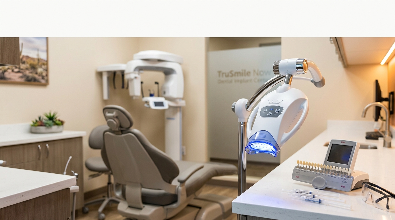 Advanced yellow teeth white technology at TruSmile Now Arizona