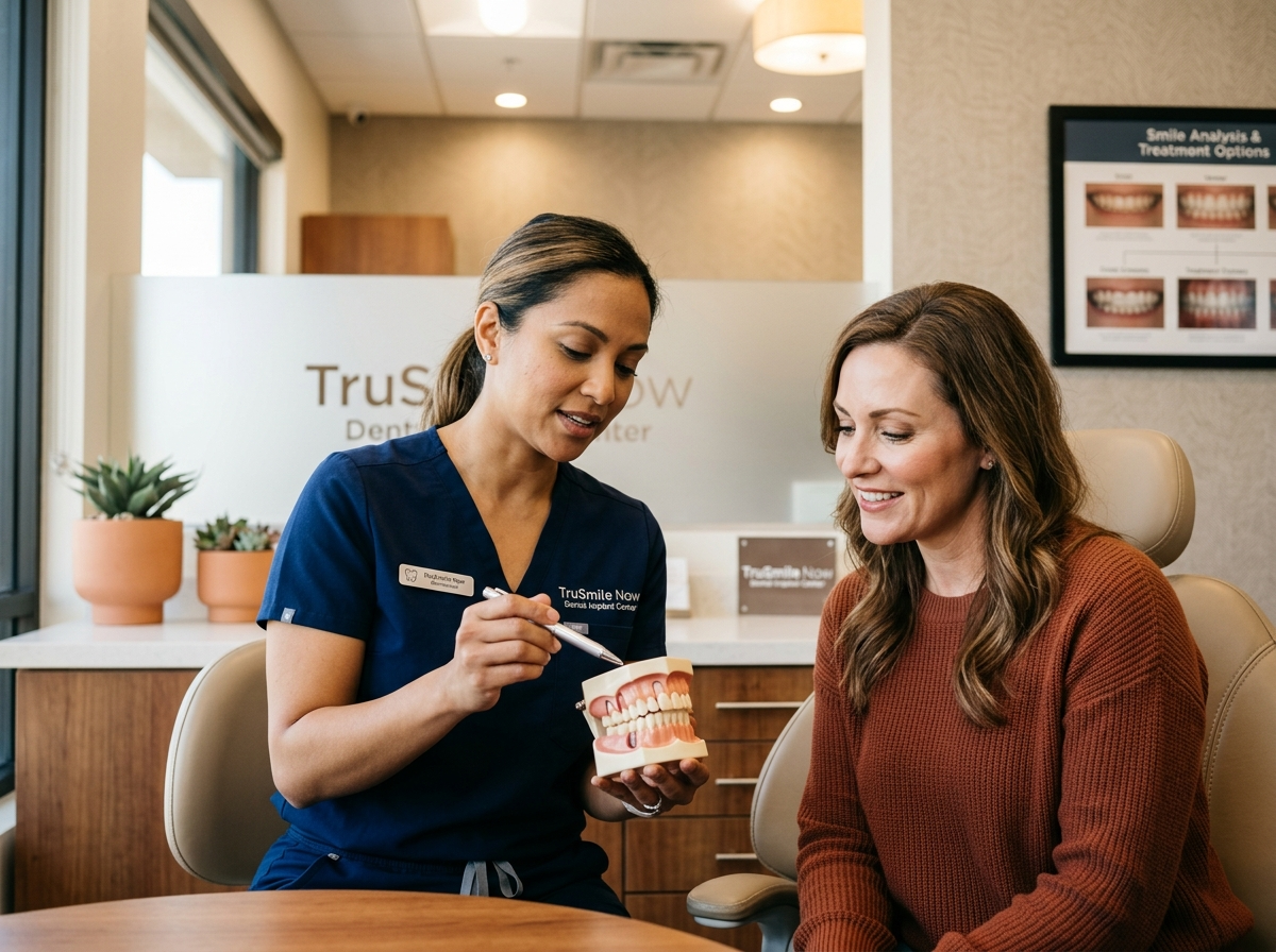 Patient smiling confidently after cosmetic dentistry veneers treatment