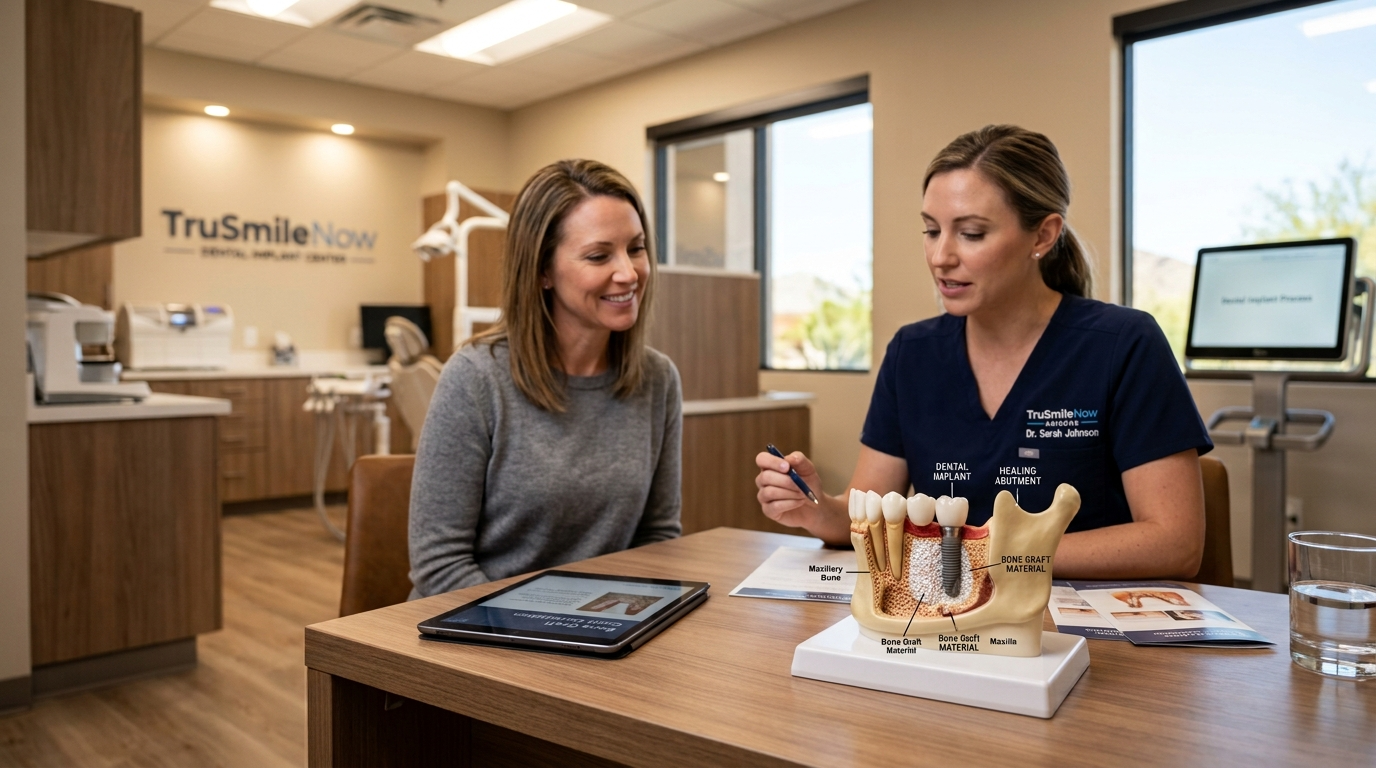 bone graft cost model at TruSmile Now Arizona