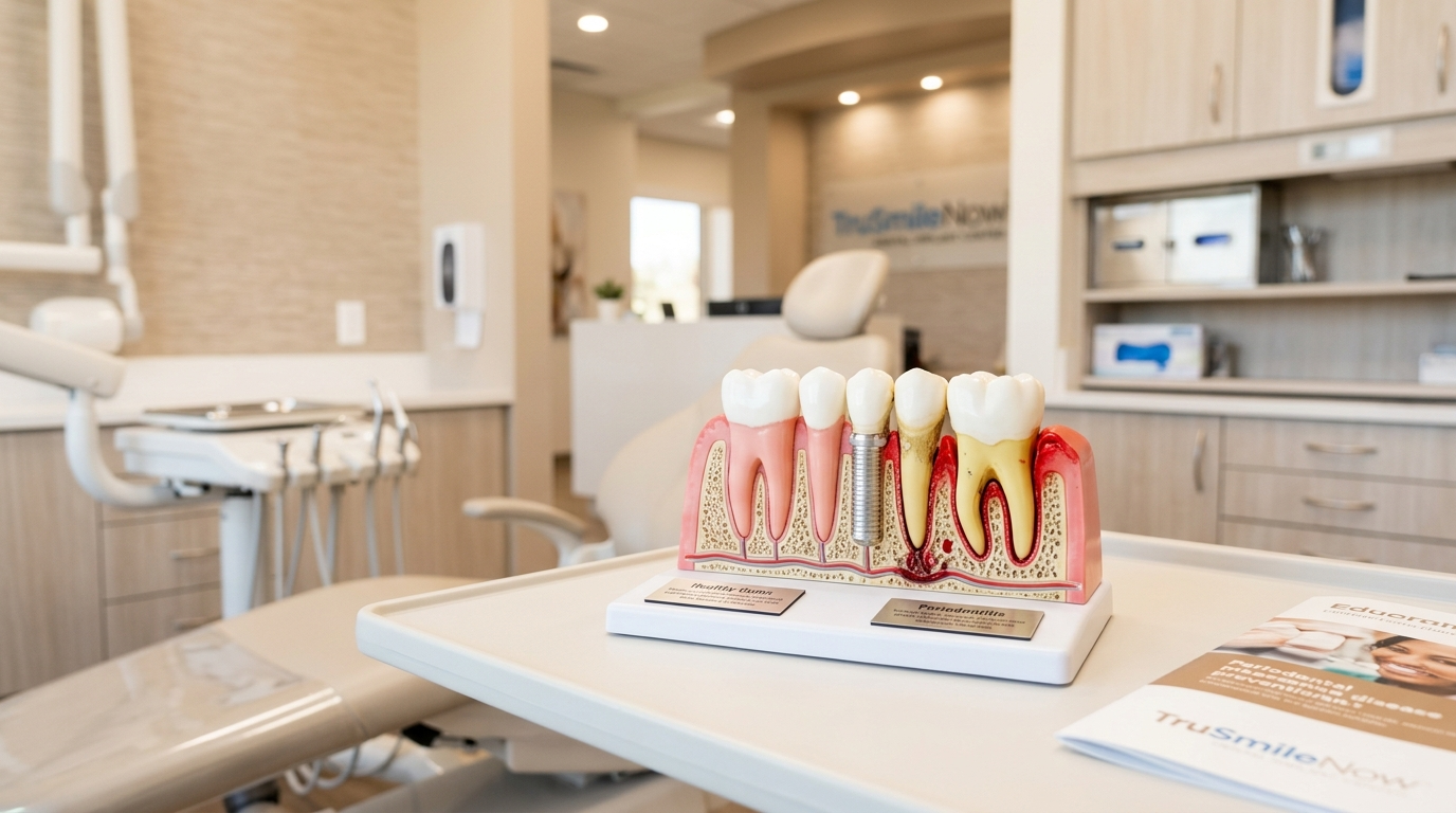 prevent gum disease model at TruSmile Now Arizona